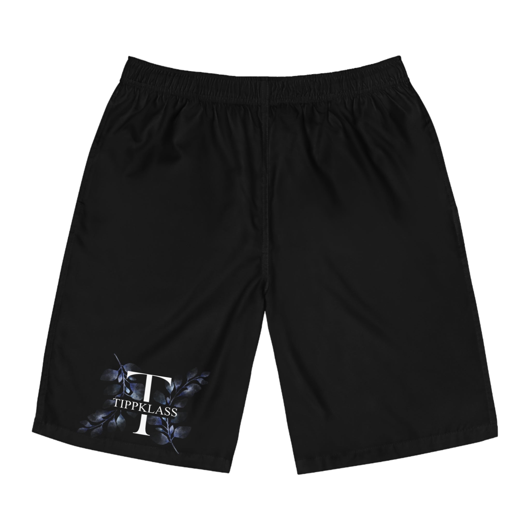 Meeste "Tippklass" mustad lühikesed surfipüksid