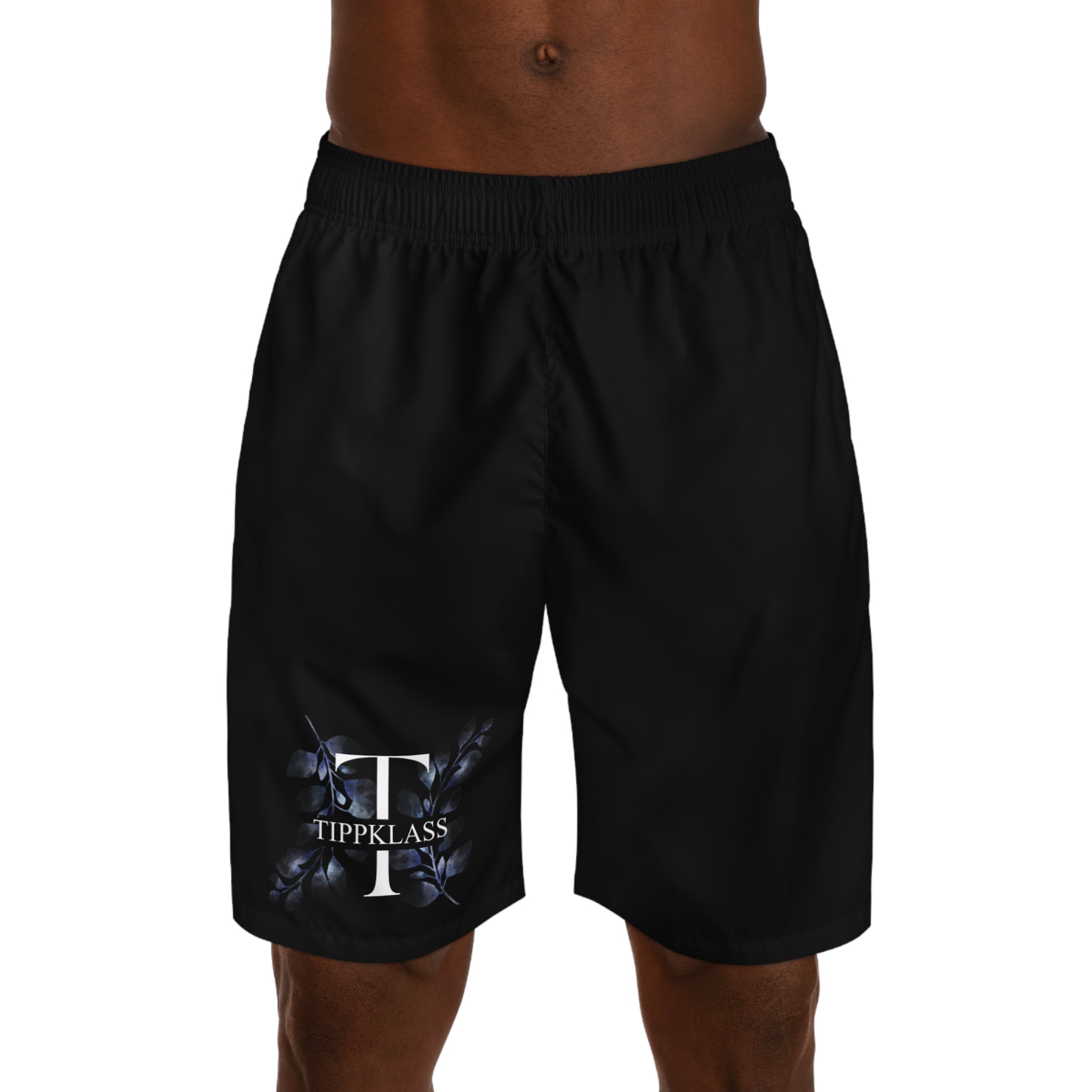 Mustad meeste "Tippklass" lühikesed dressipüksid